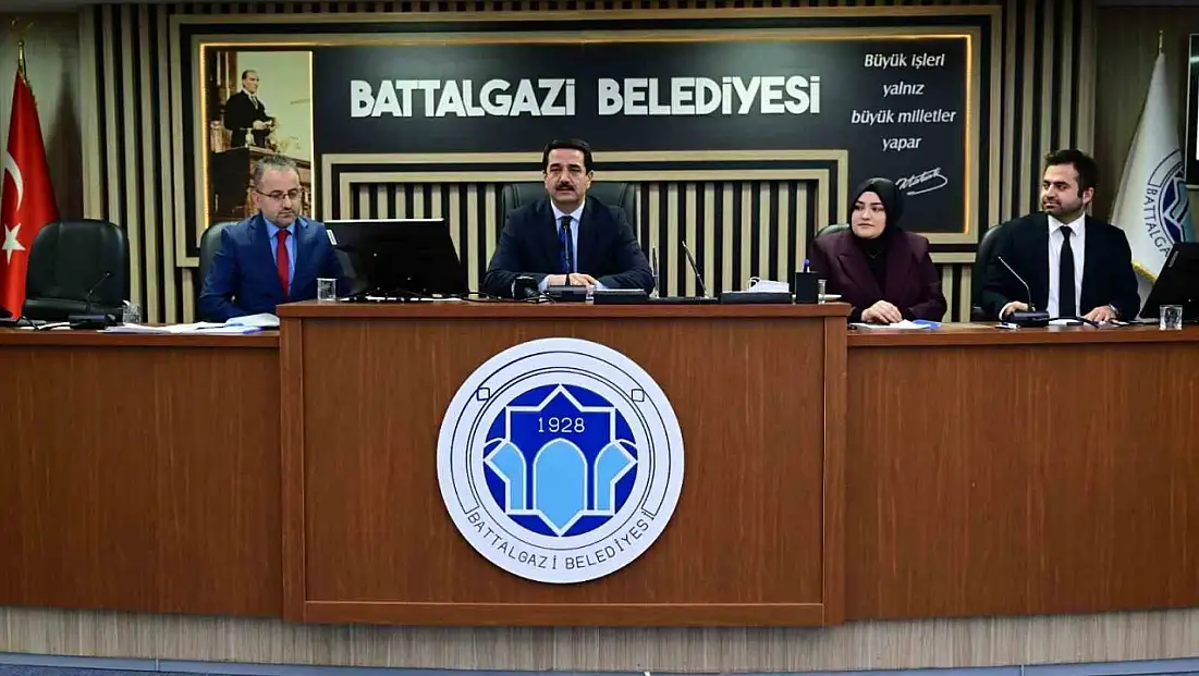Battalgazi Belediye Meclisi 2026 yılı ilk toplantısını gerçekleştirdi