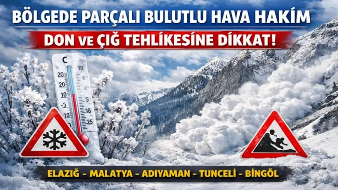 Bölgede Parçalı ve Çok Bulutlu Hava Hakim: Çığ Tehlikesine Dikkat!