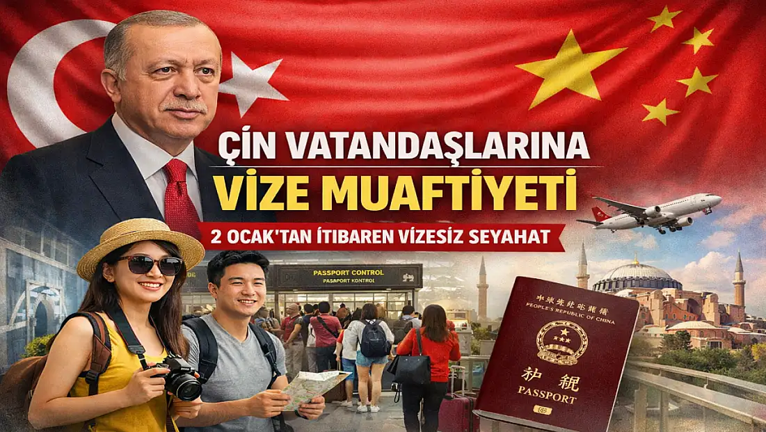 Çinliler Türkiye’ye Vizesiz Gelebilecek
