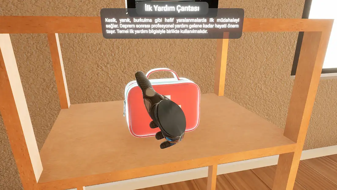 Deprem eğitimi sanal ortamda interaktif hale geldi