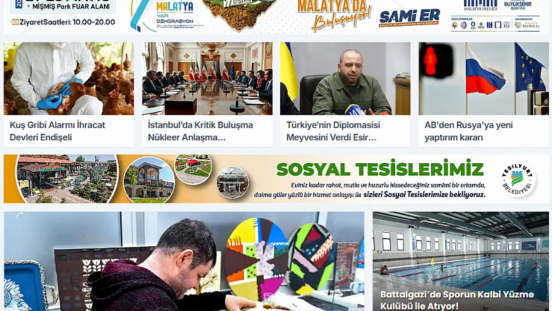 Malatya Büyükşehir Belediyesi reklam