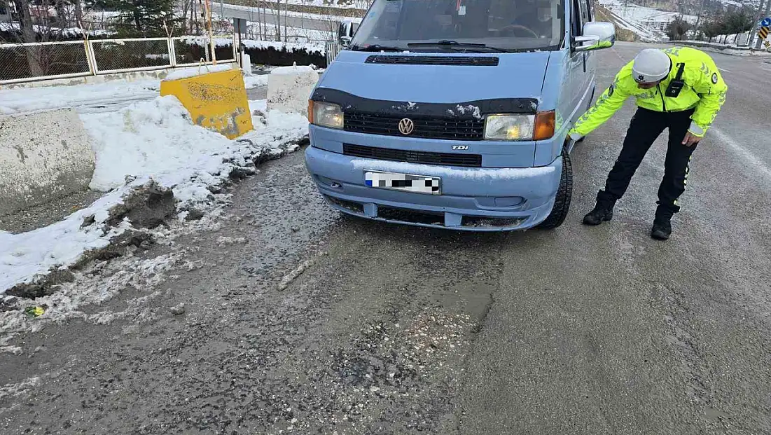 Malatya'da kış lastiği denetimleri artırıldı