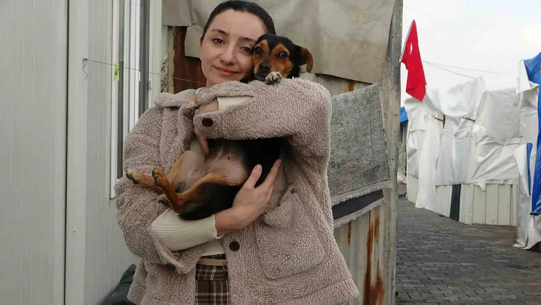 Malatya'da konteyner kentin Boncuk'u milyonların sevgilisi oldu