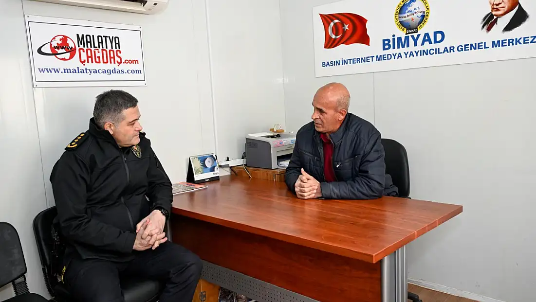 Malatya İl Emniyet Müdürü Kayhan Ay’dan BİMYAD Genel Merkezi’ne Ziyaret