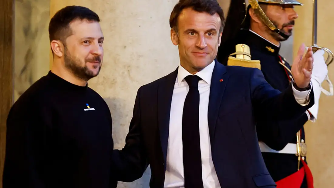 Ukrayna Devlet Başkanı Zelenskiy, Fransa'da