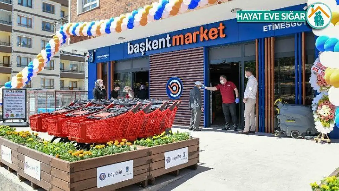 'Başkent Market' açıldı