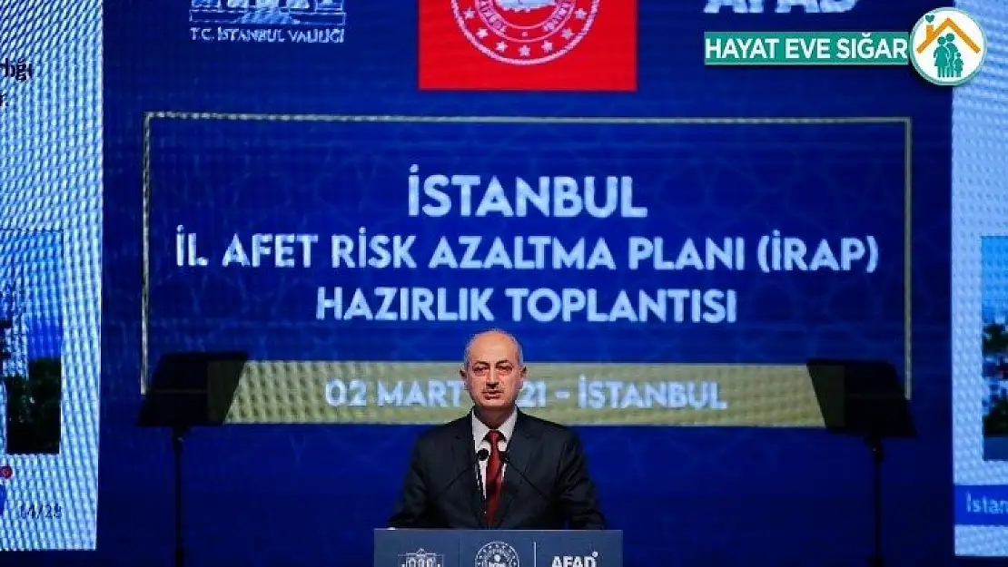 'İstanbul İl Afet Risk Azaltma Planı' hazırlık toplantısı düzenlendi