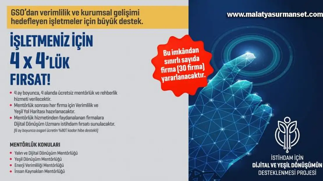 'İstihdam İçin Dijital Ve Yeşil Dönüşümün Desteklenmesi' projesi başladı