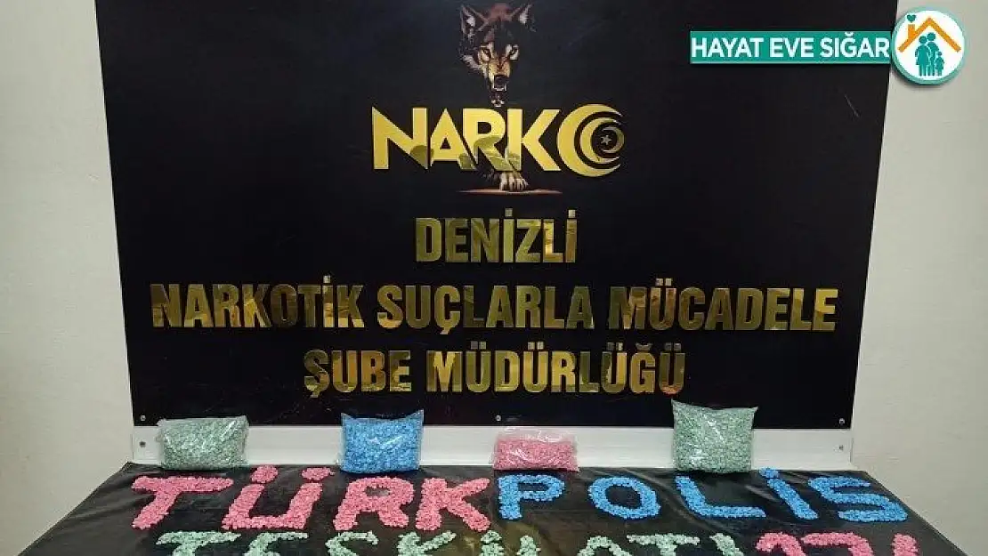 1 milyon değerinde 20 bin uyuşturucu hap ele geçirildi