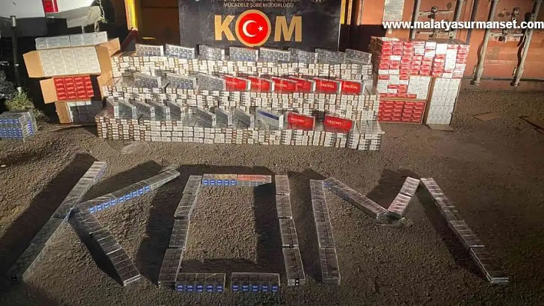 10 bin 790 paket kaçak sigara ele geçirildi