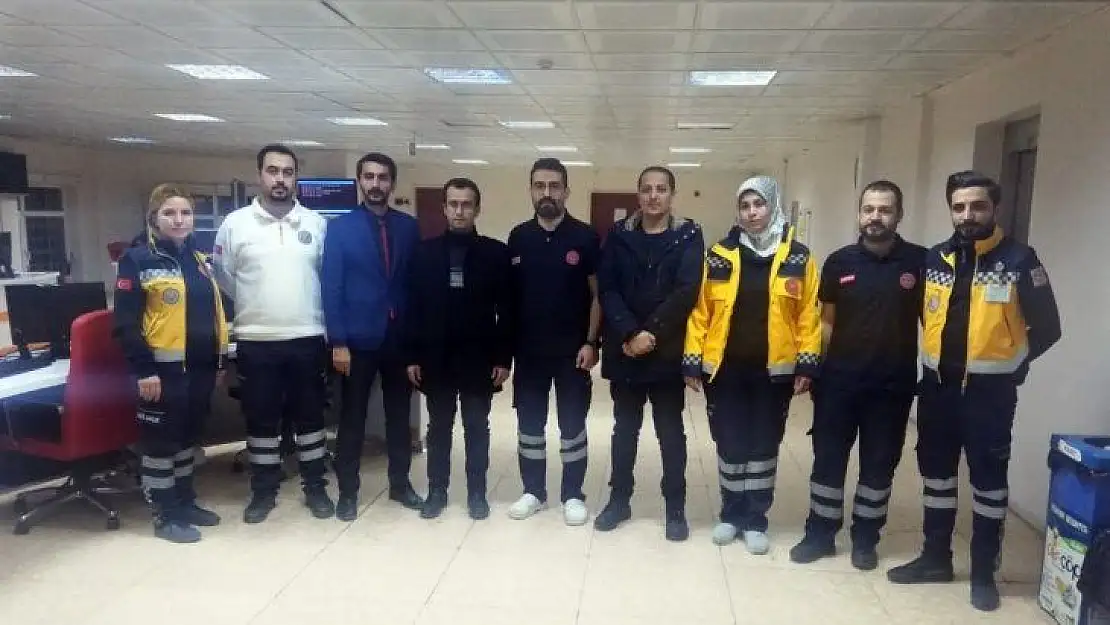 112 çalışanları deprem anında görev yerlerini terk etmedi