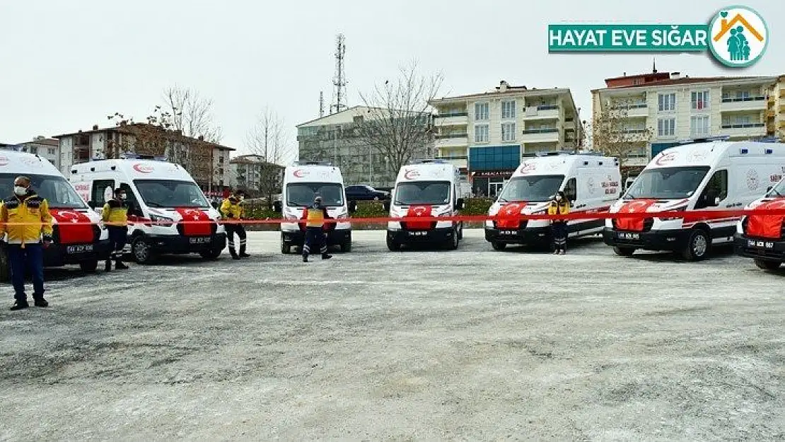 112'ye 9 ambulans takviyesi