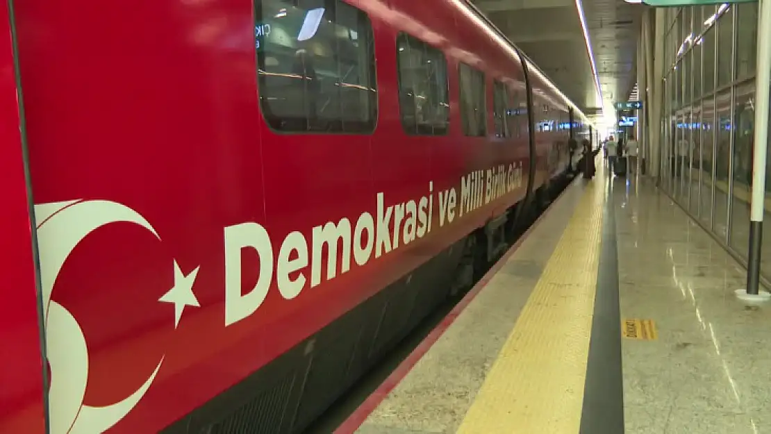 15 Temmuz Demokrasi Ve Milli Birlik Treni Ankara'dan Yola Çıktı