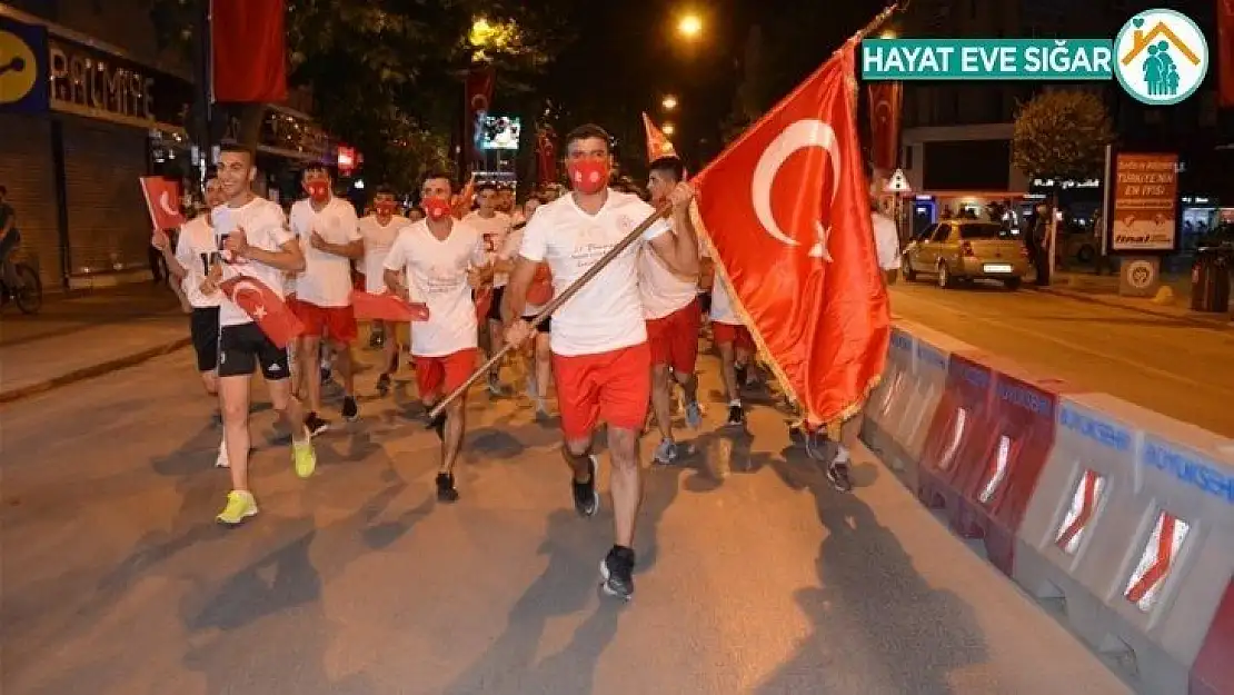 15 Temmuz koşu yapıldı