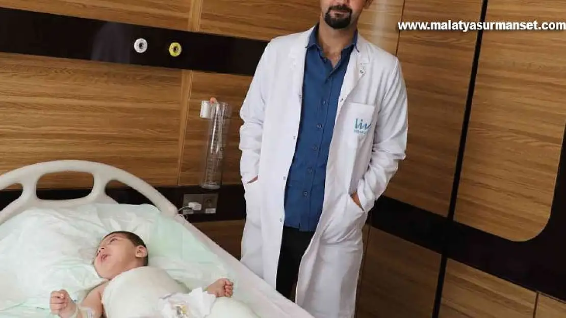 2 yaşındaki bebek LIV Hospıtal Gaziantep'te sağlığına kavuştu