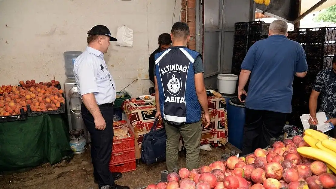 Altındağ'da sağlıksız gıdaya geçit yok
