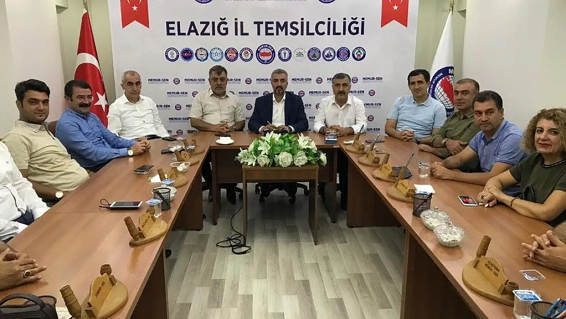 Memur-Sen Elazığ İl Başkanı Bahşi'den, zam teklifi değerlendirmesi
