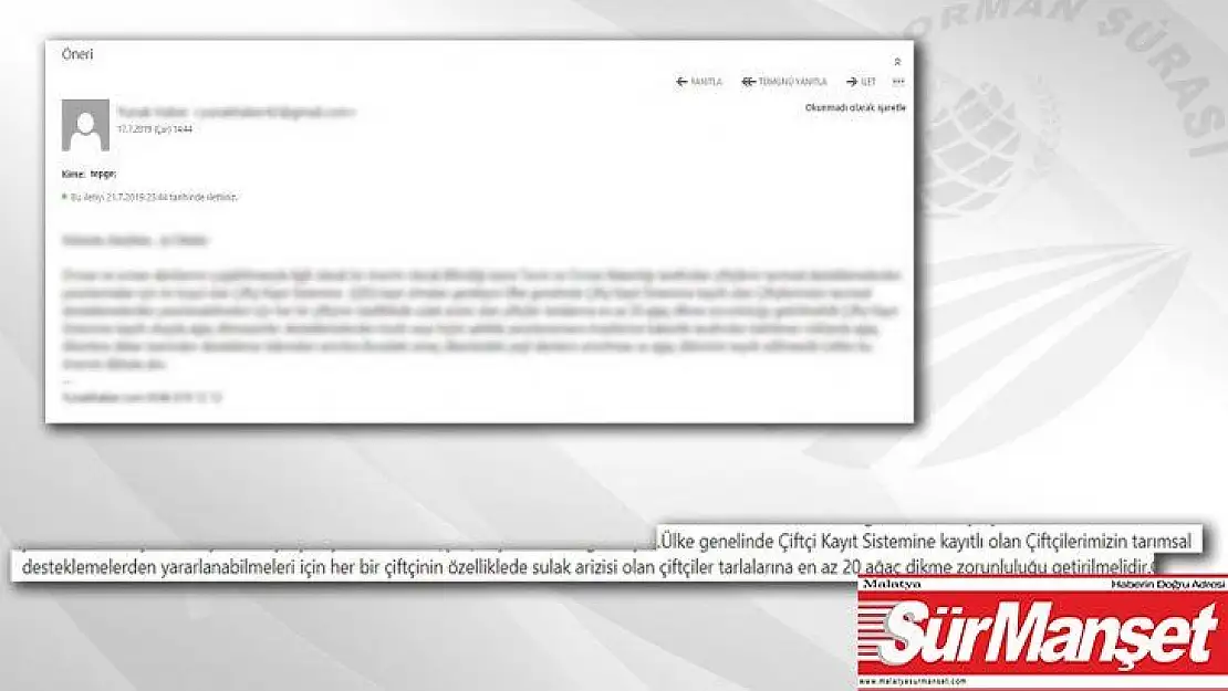 3. Tarım Orman Şurası için 9 bin 324 kişi görüşünü iletti