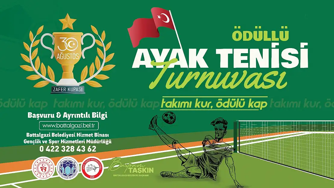 30 Ağustos Zafer Bayramına Özel Ayak Tenisi Turnuvası