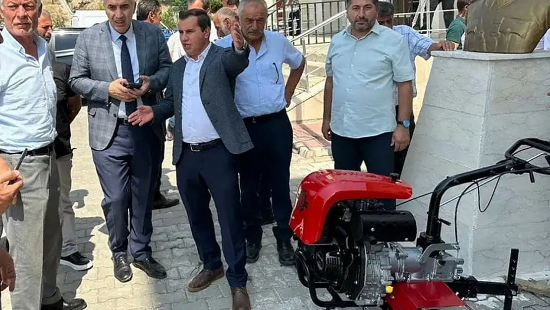 60 üreticiye çapa makinesi desteği