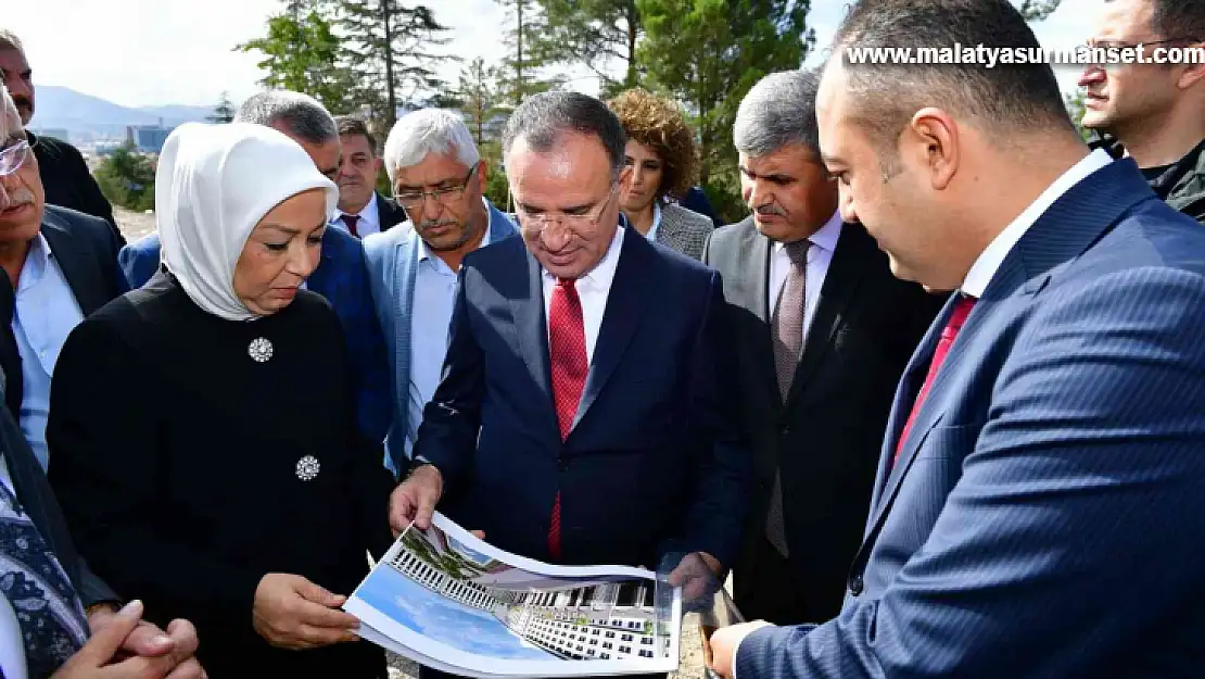 Adalet Bakanı Bozdağ, Malatya'da yeni adliye binası alanını inceledi