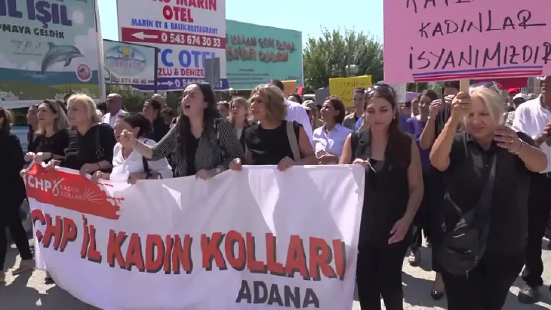 Adana'daki kadın cinayeti protesto edildi