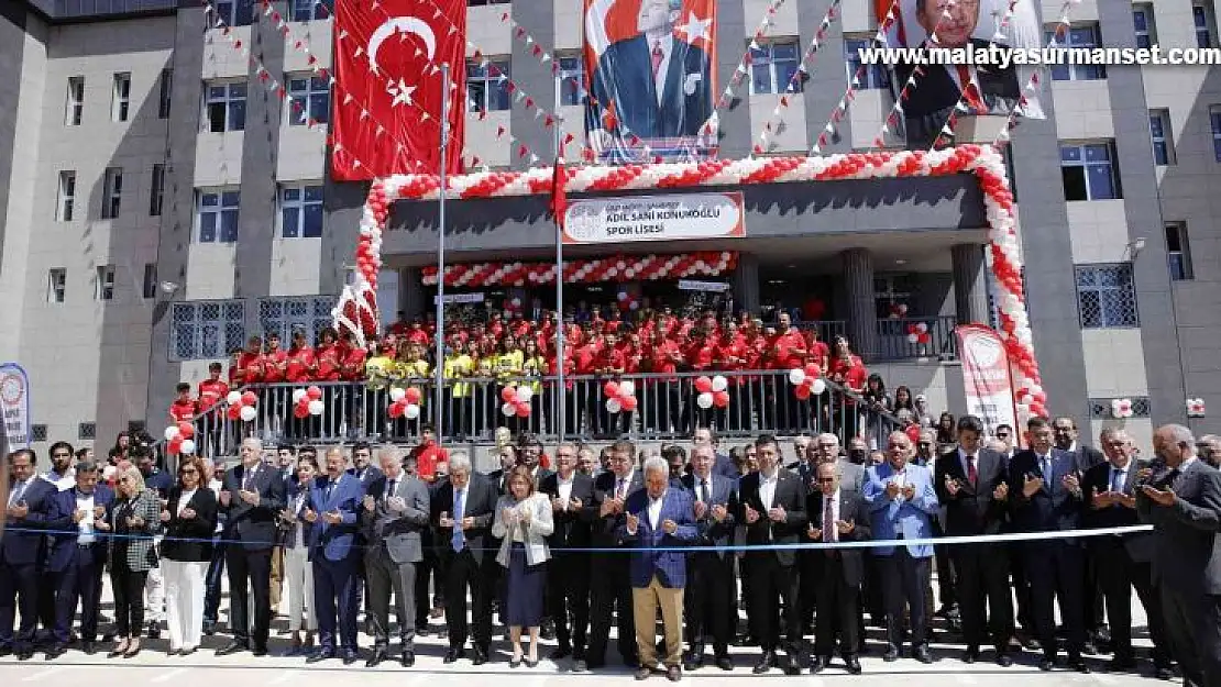 Adil Sani Konukoğlu Spor Lisesi Açılış töreni