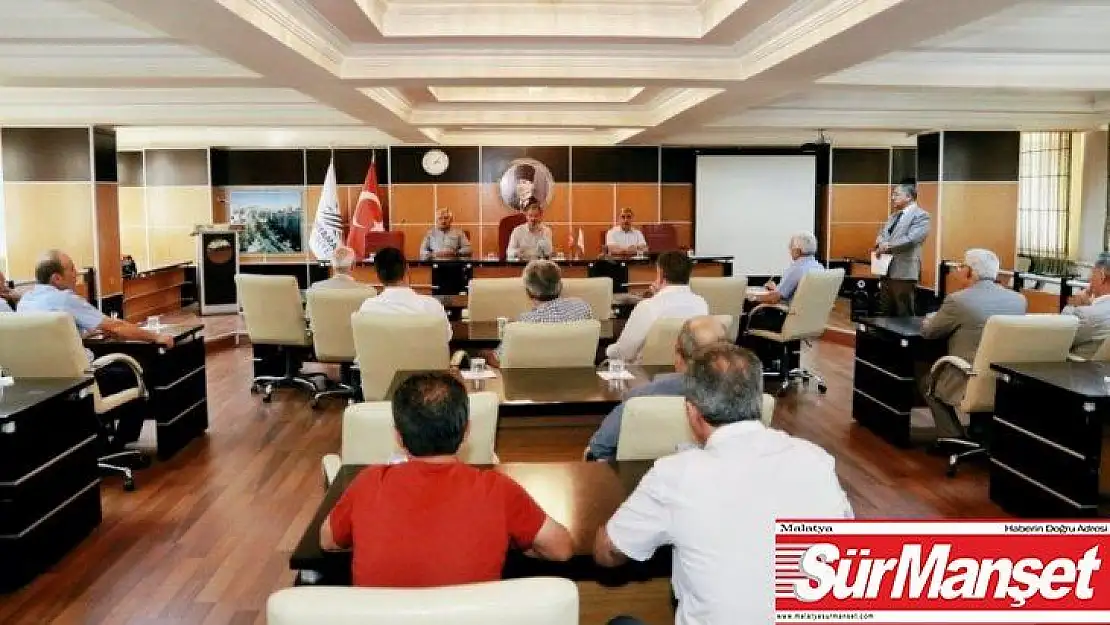 Adıyaman Belediyeler birliği toplantısı yapıldı