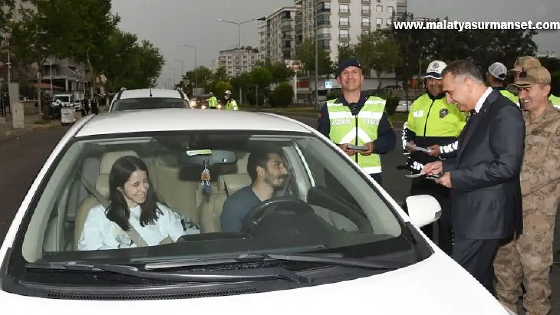 Adıyaman'da, 'Bayramınız kemerli olsun' uygulaması