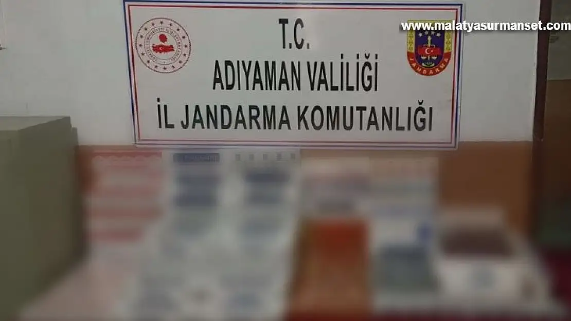 Adıyaman'da 9 bin paket bandrolsüz sigara ele geçirildi