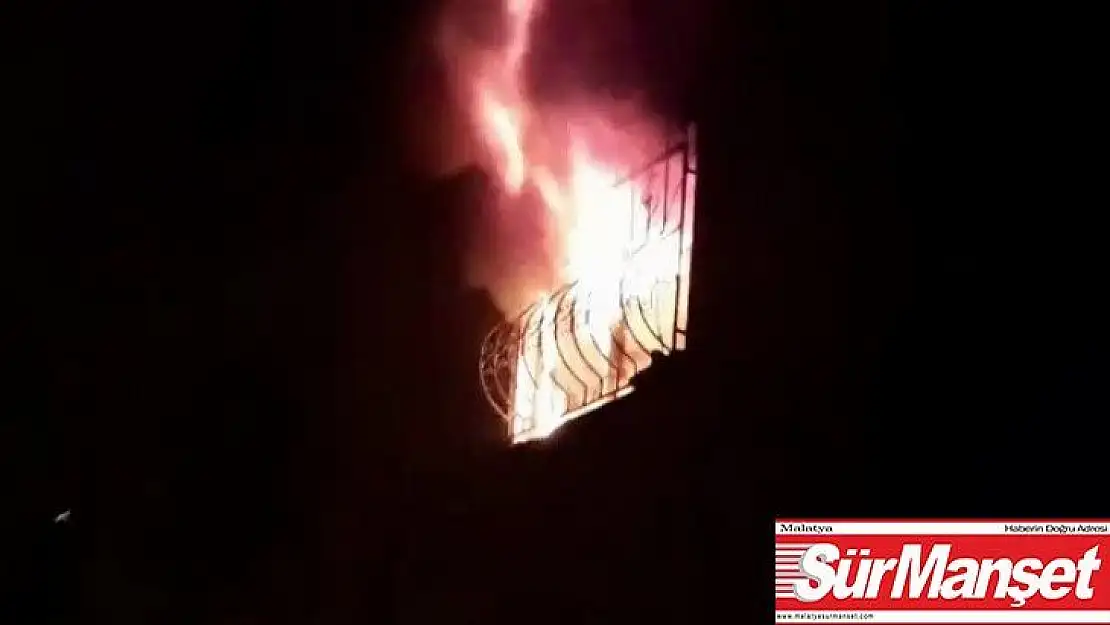Adıyaman'da ikamet yangını korkuttu