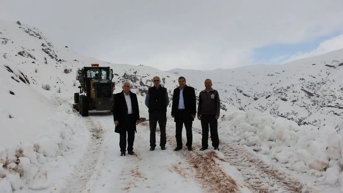 Adıyaman'da karla mücadele