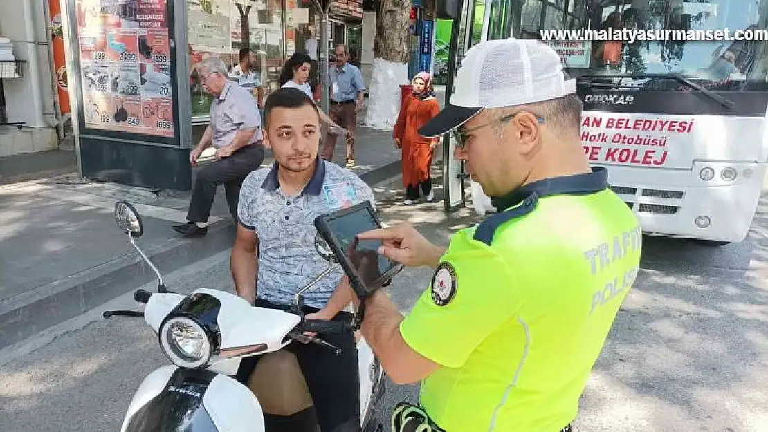 Adıyaman'da motosiklet denetimi