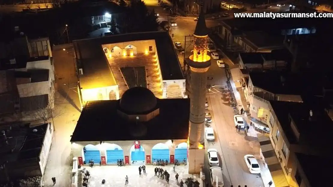 Adıyaman'da Musalla Camii ilk teravih namazıyla ibadete açıldı