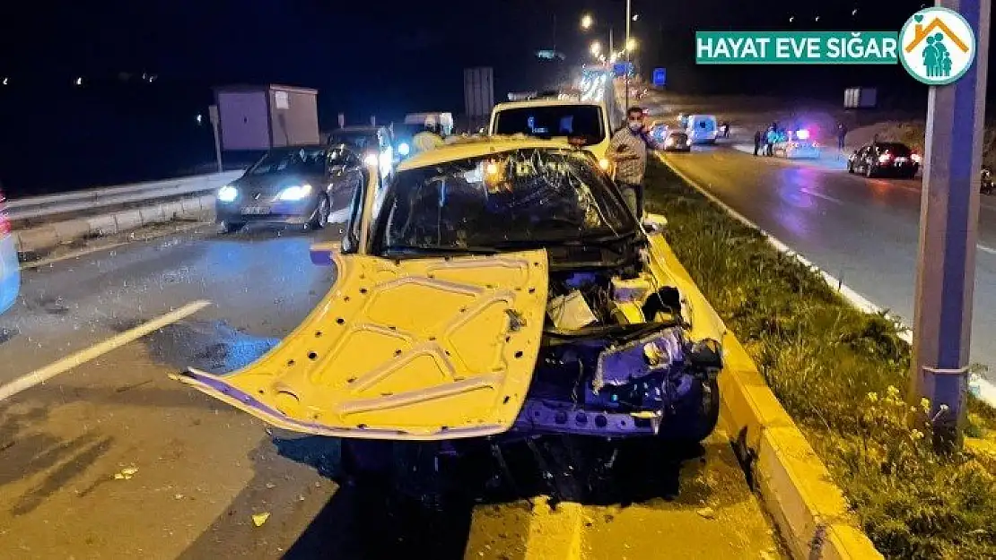 Adıyaman'da otomobil takla attı: 4 yaralı