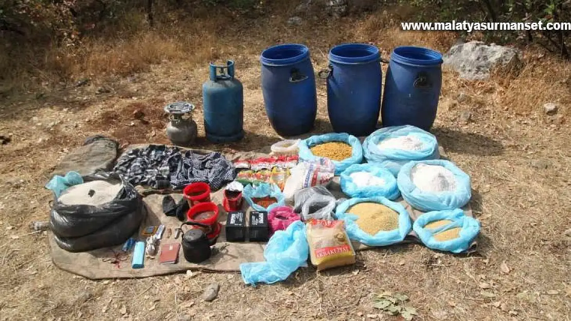 Adıyaman'da terör örgütüne ait patlayıcı ve yaşam malzemesi bulundu