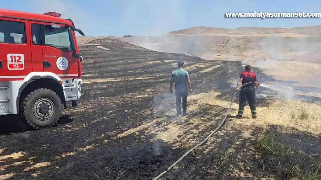 Adıyaman'daki anız yangını korkuttu