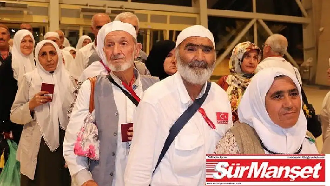 Adıyaman'ın ilk hacı kafilesi döndü