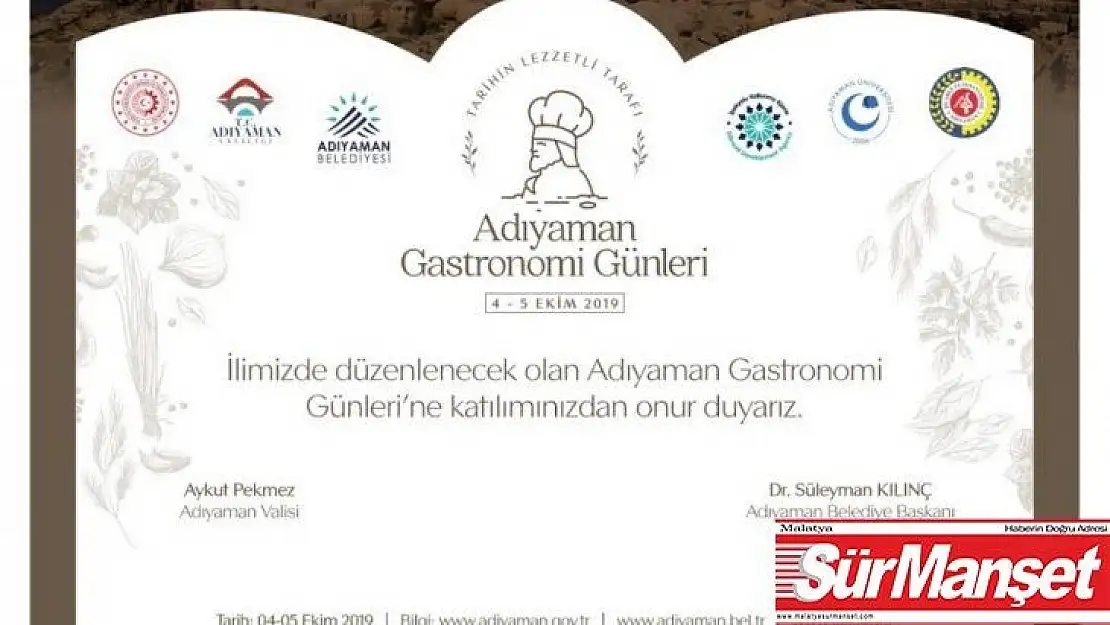Adıyaman lezzetleri tanıtılacak