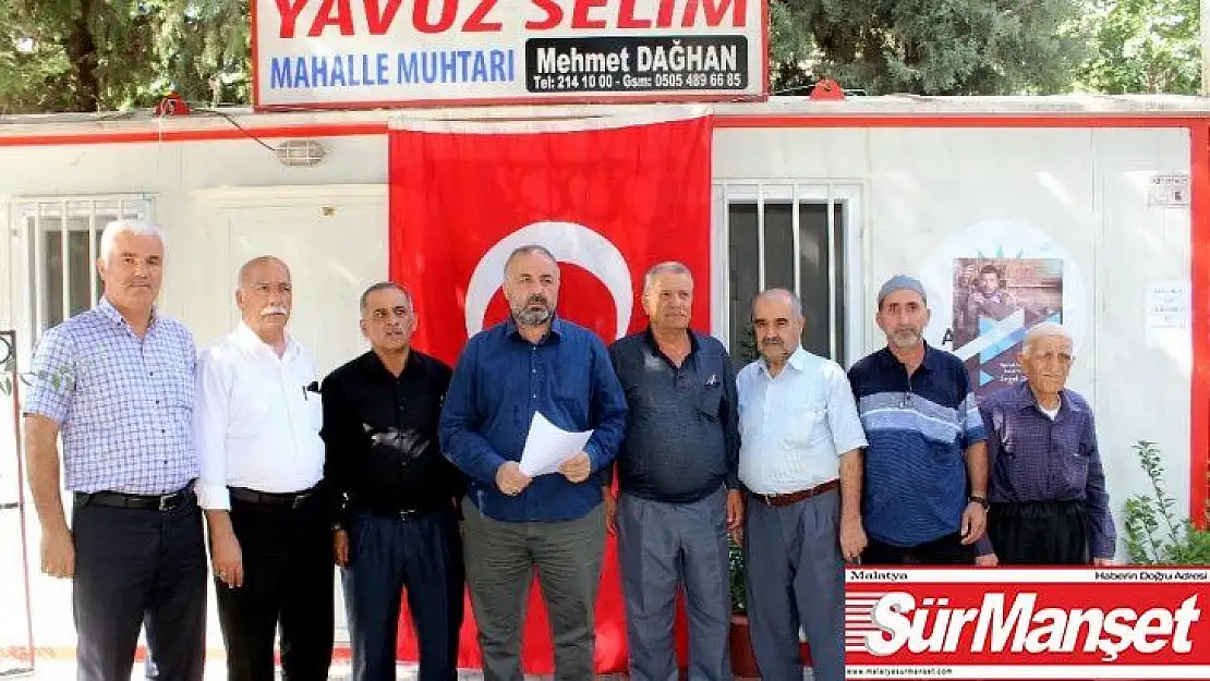 Adıyamanlı muhtarlardan HDP önündeki annelere destek