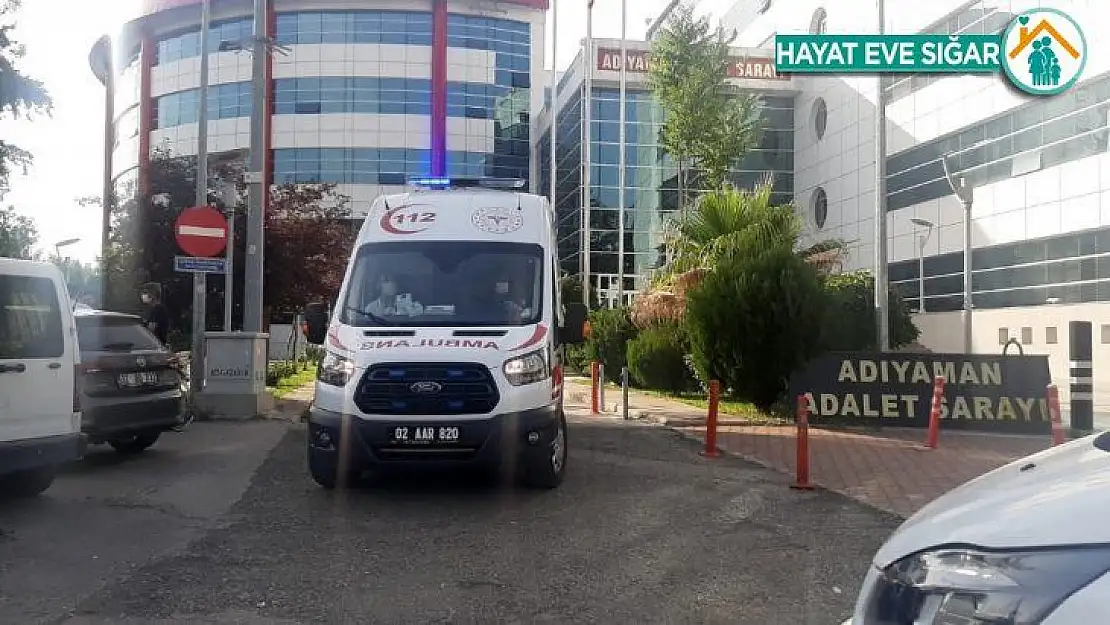 Adliyeden kaçmak isterken kafasını cama çarptı