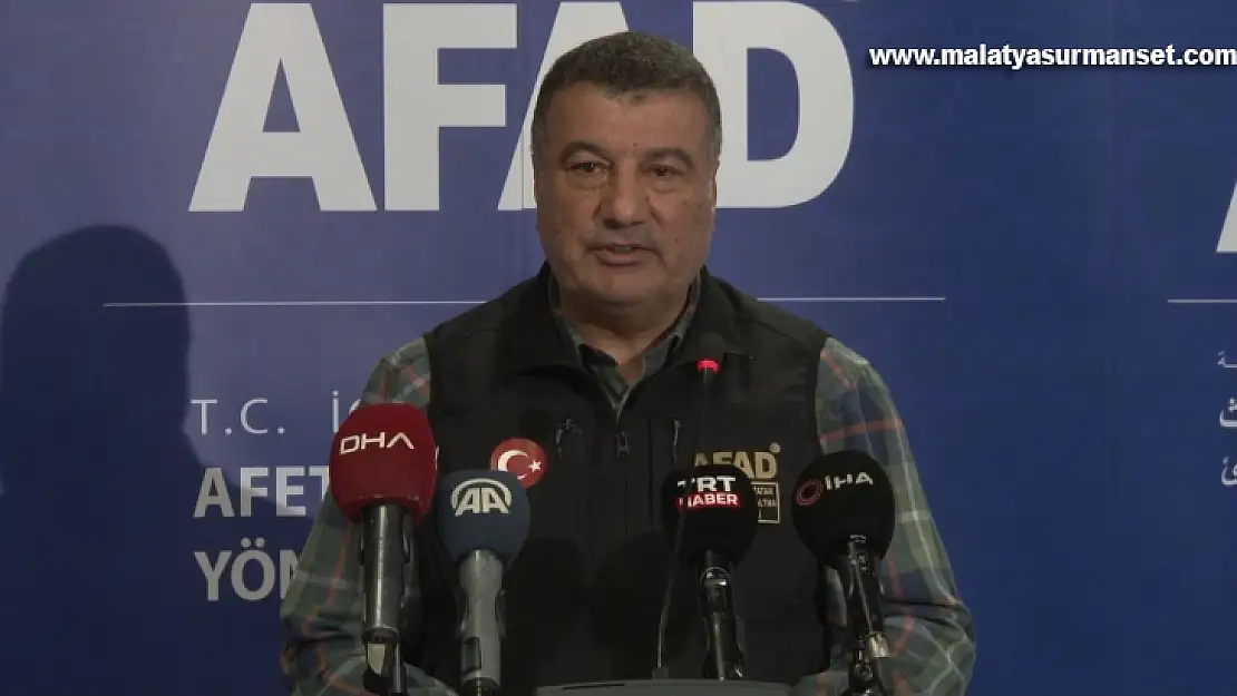 AFAD Deprem ve Risk Azaltma Genel Müdürü Tatar: Şu ana kadar toplam 9 bin 470 artçı sarsıntı kaydedildi'