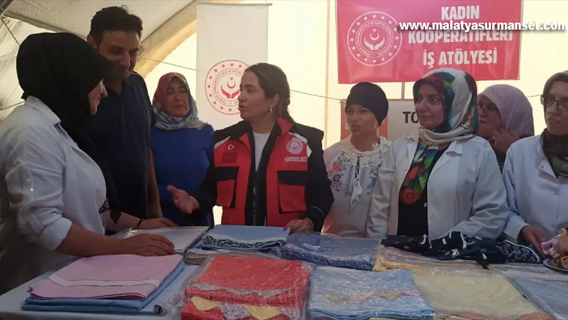 Aile ve Sosyal Hizmetler Bakan Yardımcısı Madak, Malatya'da depremzedeleri ziyaret etti