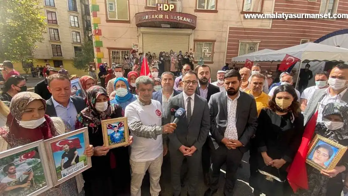 Ailelerin direnişine bir destek de Kayapınar'dan geldi