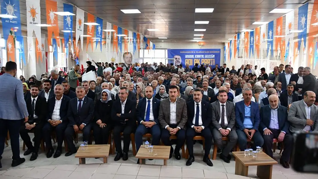 AK Parti Doğanşehir Kongresi Rüstem Çatı Güven Tazeledi