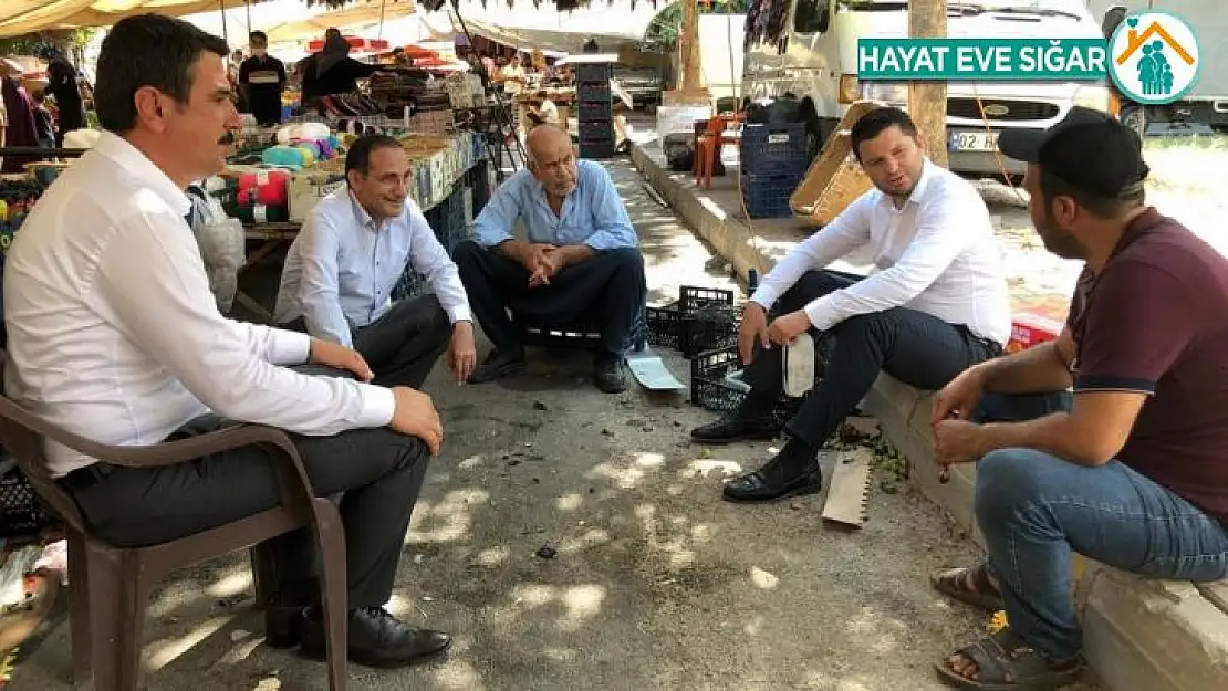 AK Parti heyeti Adıyaman ve Kahta'da vatandaşlarla bir araya geldi