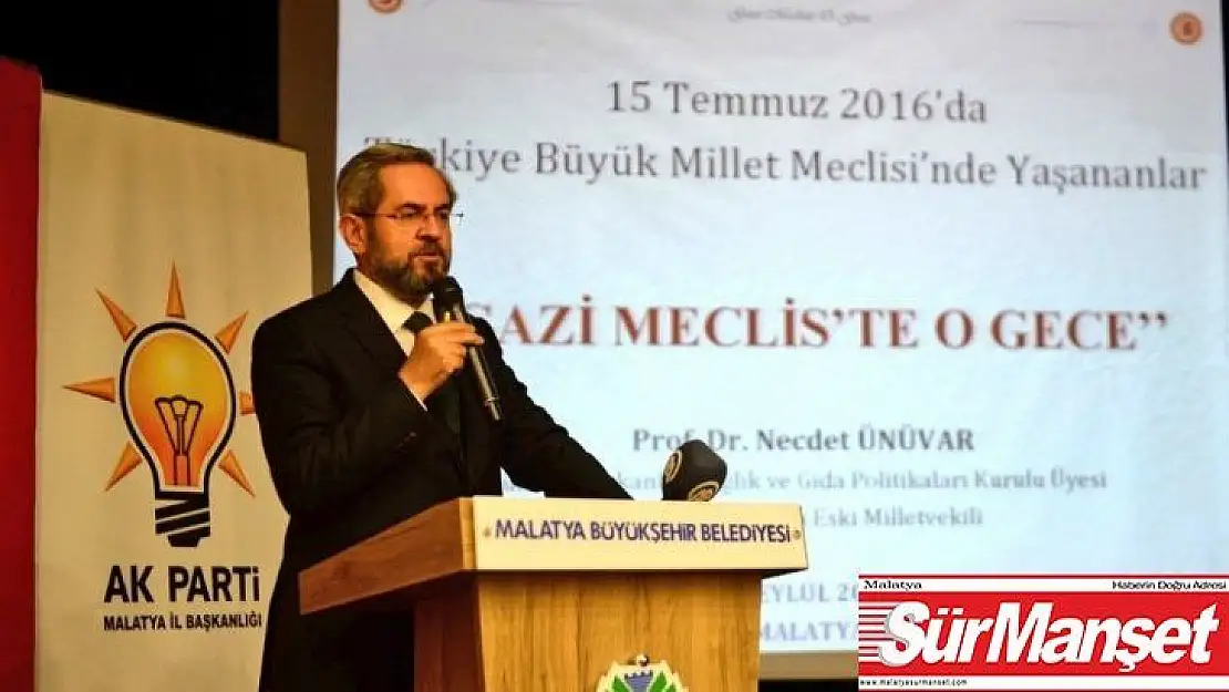 AK Partili gençlerden 'Gazi Meclis'te O Gece' konferansı