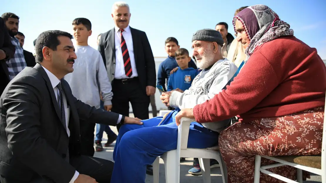 AK Partili Taşkın'dan konteyner kent ziyareti