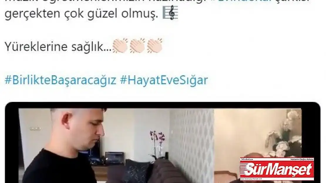 Ak Partili vekilden 'EvindeKal' şarkısına destek