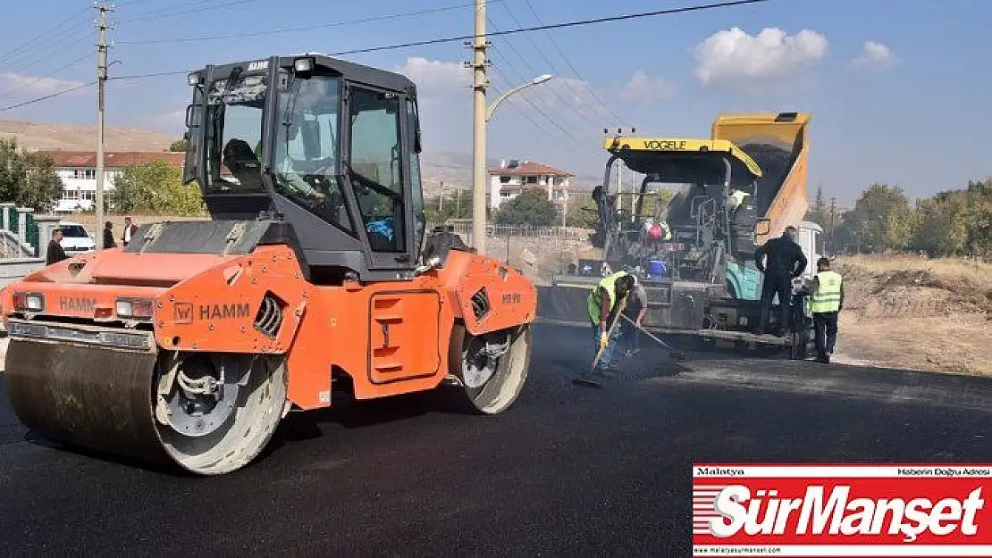 Akçadağ'da asfaltlama çalışmaları sevindirdi